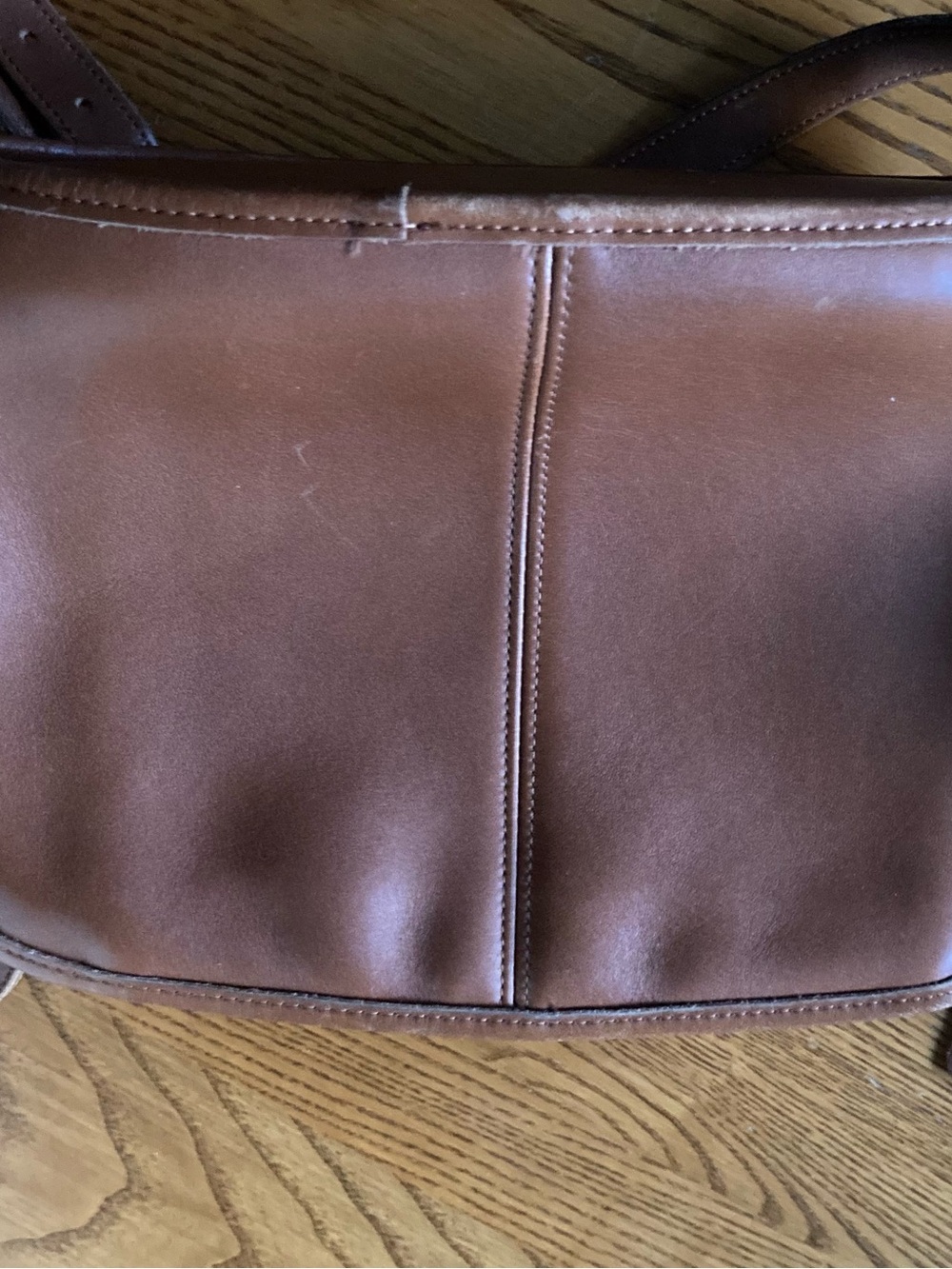 Vintage Coach Brown Leather Crossbody Bag - Picture 5 of 5